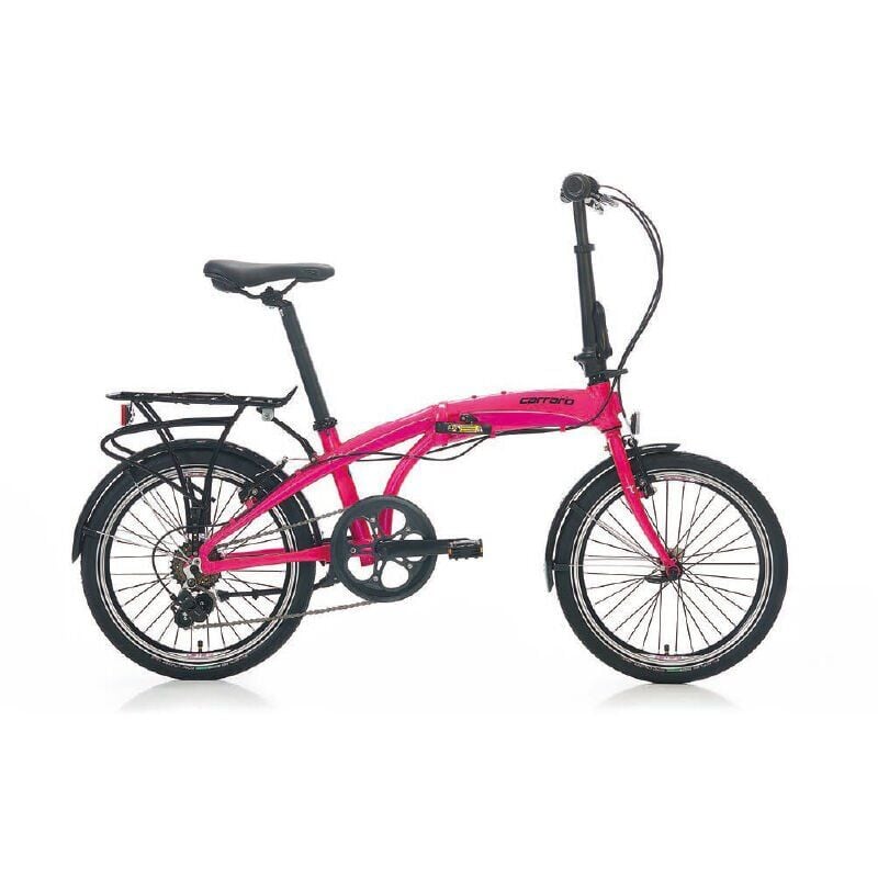 Carraro FLEXİ 106 20'' Katlanır Bisiklet Kırmızı Siyah Beyaz