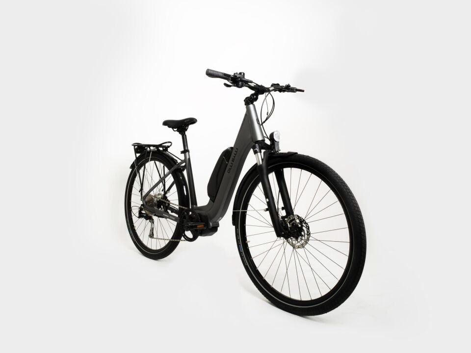 Olli Balli Efes 28 jant Elektrikli Şehir Bisikleti Gri