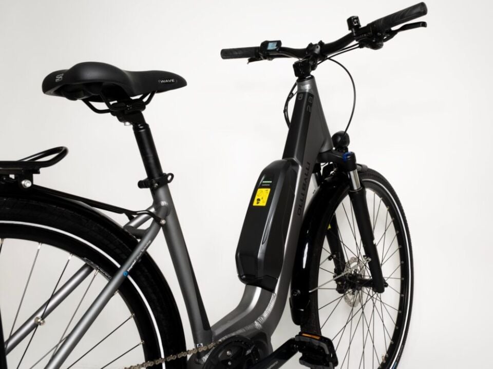 Olli Balli Efes 28 jant Elektrikli Şehir Bisikleti Gri