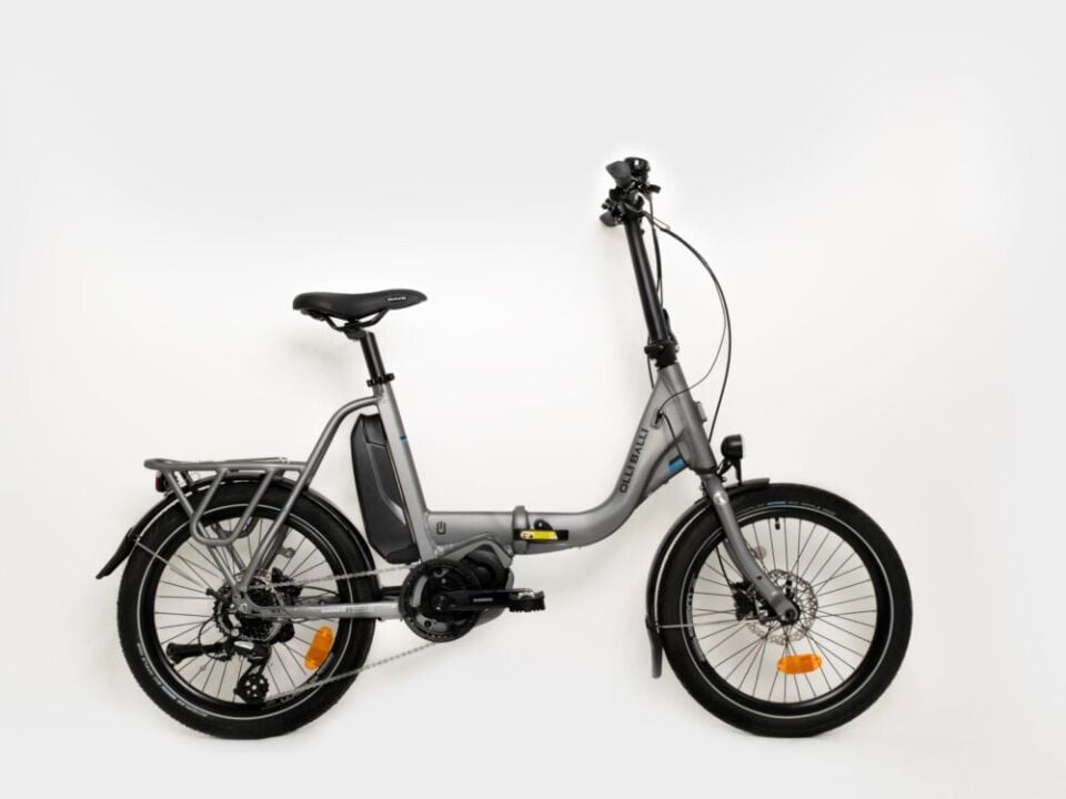 Olli Balli Urla Elektrikli Katlanır Bisiklet Gri