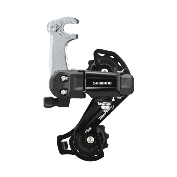 Shimano RD-TY200-GS 6/7 Vites Braketli Uzun Bacak Arka Aktarıcı Siyah