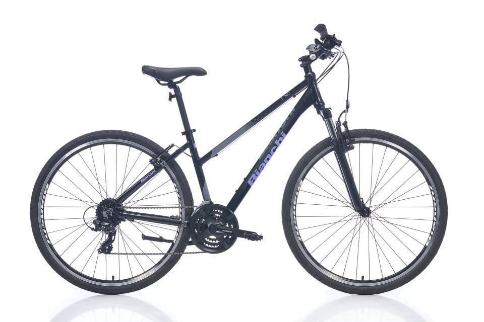 Bianchi T0017 FS-L 28 Jant Şehir Bisikleti  43cm Siyah Lila