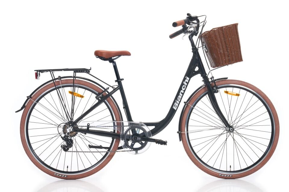 Bianchi C281 28 Jant Şehir Bisikleti 42cm Siyah Gümüş