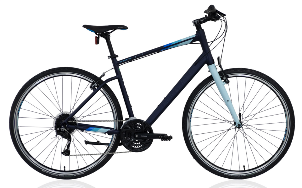 Carraro Sportive 327 28 Jant Şehir Bisikleti  48cm Mat Lacivert Açık Mavi R1