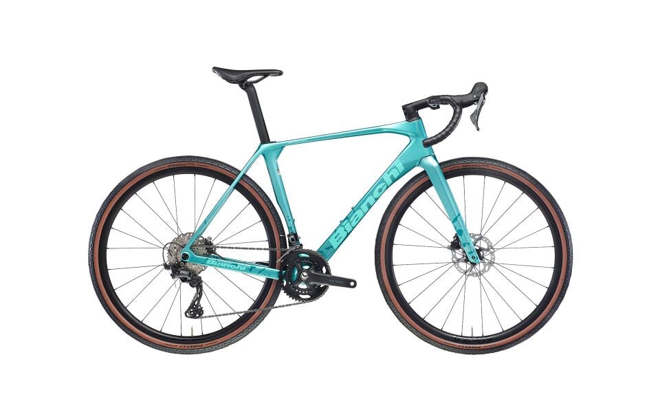 Bianchi İmpulso Comp GRX800 Gravel Bisiklet  Medium Celeste Yeşil