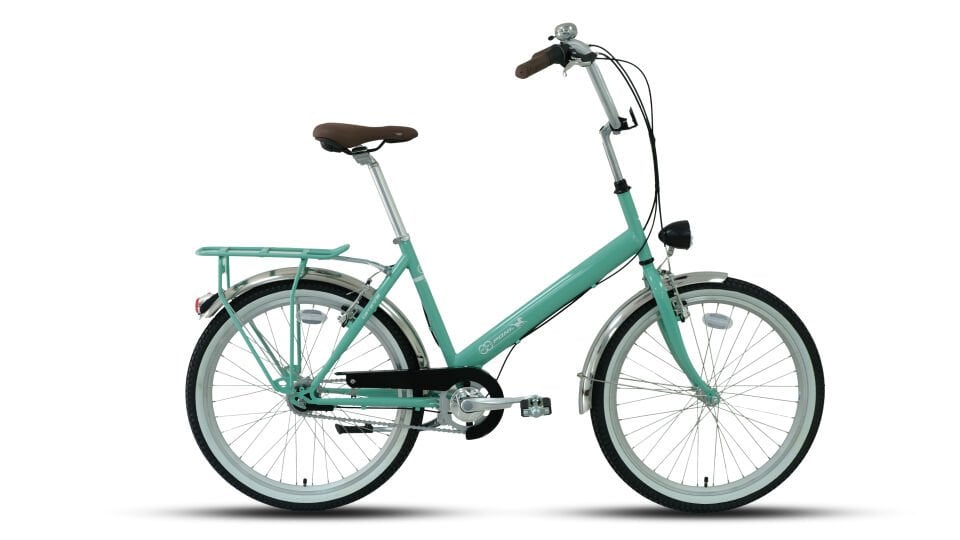 Carraro Pony 24 Jant Şehir Tur bisikleti Turkuaz Beyaz