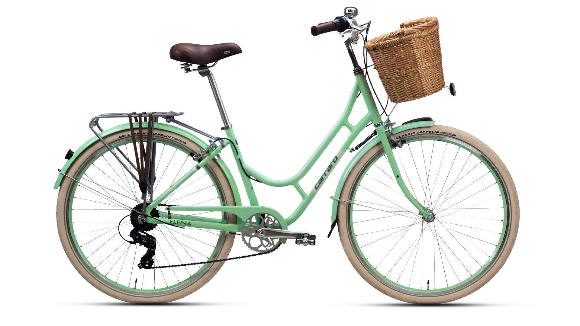 Carraro Elena 28'' Şehir Bisikleti  43cm Açık Yeşil Beyaz