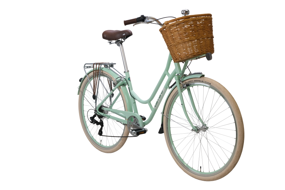 Carraro Elena 28'' Şehir Bisikleti  43cm Açık Yeşil Beyaz