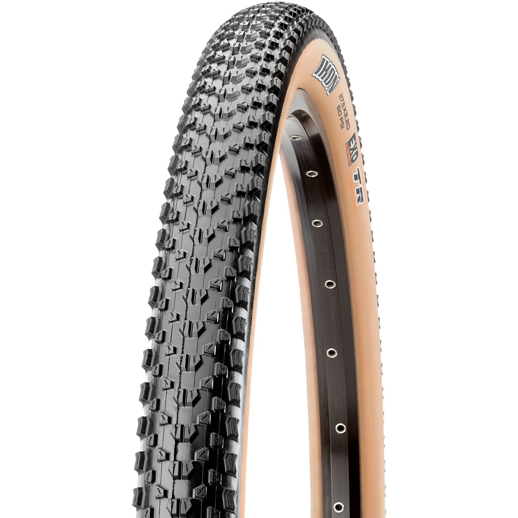 Maxxis İkon 27.5 MTB Tubeless Dış lastik 27.5x2.20 Siyah Kahverengi