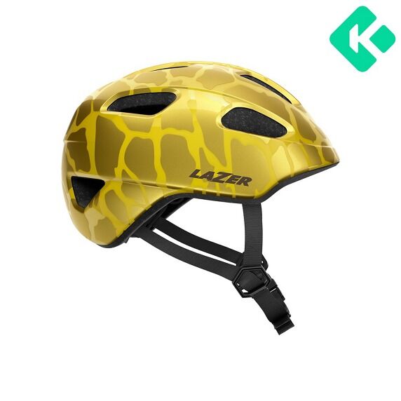 Lazer PNUT Kineticore Çocuk Kaskı 46-52cm Altın Sarı Grafit